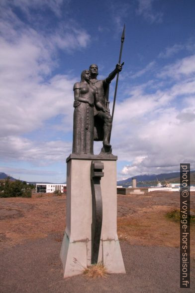 Monument Landnemar à Akureyri. Photo © André M. Winter