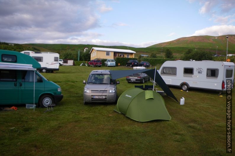 Camping municipal de Húsavík. Photo © André M. Winter