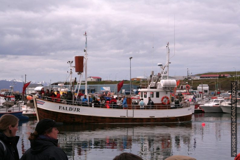 Bateau d'observation de baleines Faldur. Photo © André M. Winter