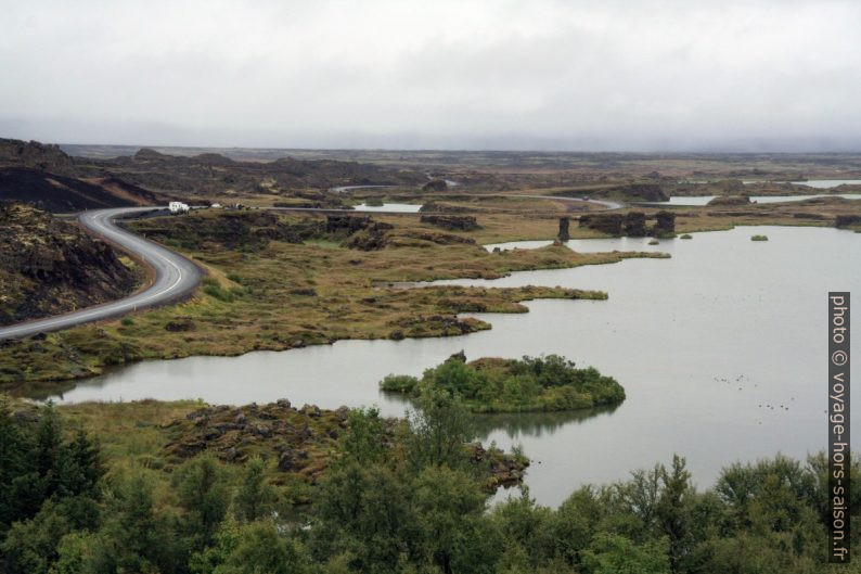 Au sud de la presqu'île Höfði au bord du Mývatn. Photo © André M. Winter