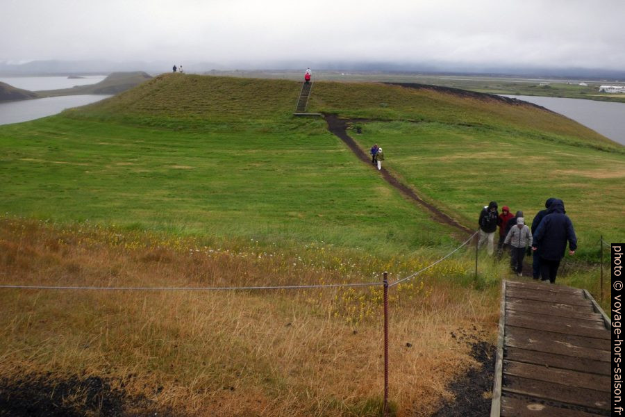 Pseudo-cratère de Geitagjá dans le Mývatn. Photo © André M. Winter