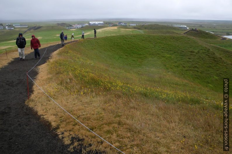 Pseudo-cratère du Rófur à Skútustaðagigar. Photo © André M. Winter