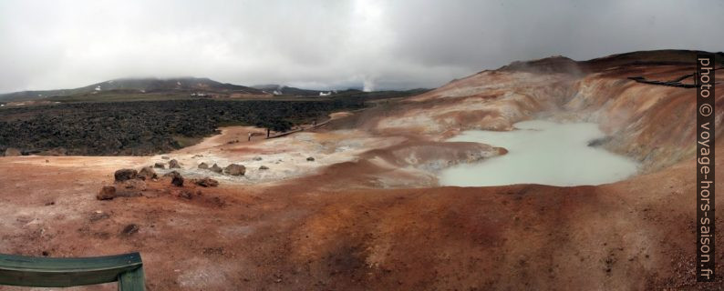 Pots de boue dans la zone volcanique de Krafla. Photo © André M. Winter