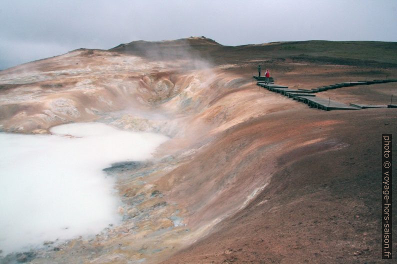 Lac dans la zone volcanique de Krafla. Photo © André M. Winter