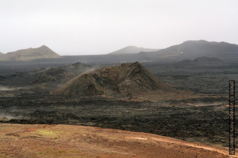 Cratère Hófur dans le Leirhnjúkshraun. Photo © André M. Winter