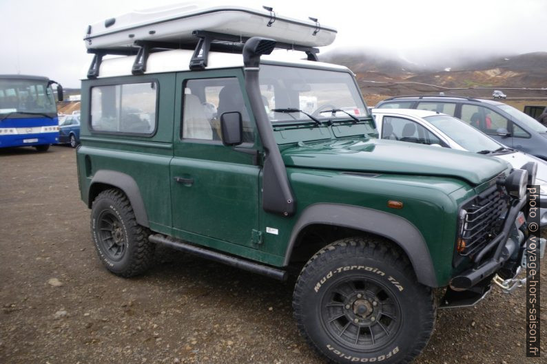 Landrover utile pour l'Islande. Photo © André M. Winter