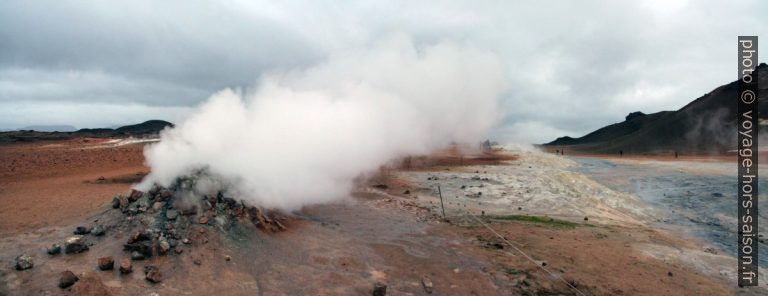Fumerolle à Hverir. Photo © André M. Winter