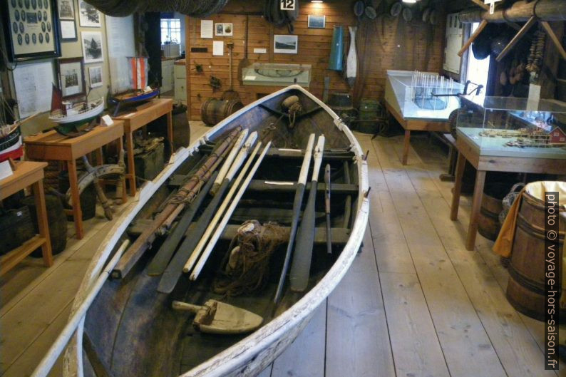 Bateau de pêche à rames de 1916. Photo © André M. Winter