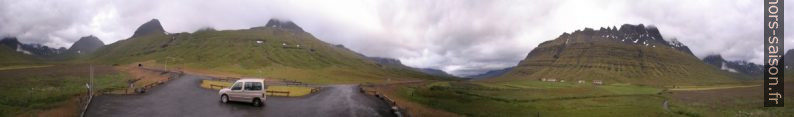 Panorama du Stuðlaheiði. Photo © André M. Winter