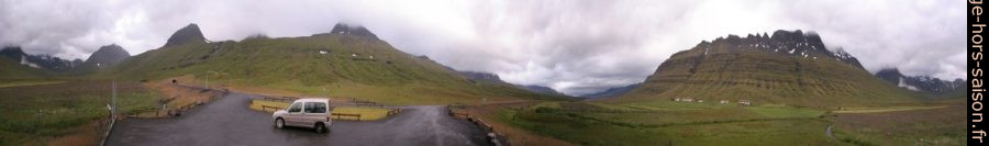 Panorama du Stuðlaheiði. Photo © André M. Winter