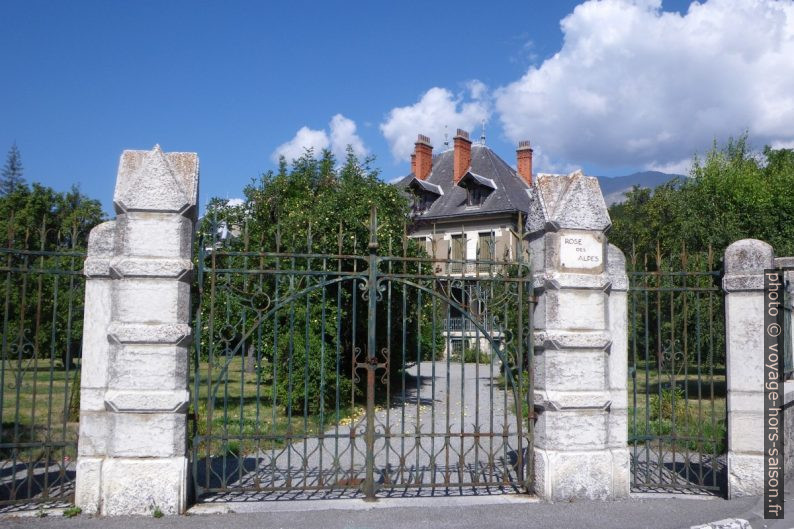 Villa mexicaine Rose des Alpes à Barcelonnette. Photo © Veronika Schnablegger