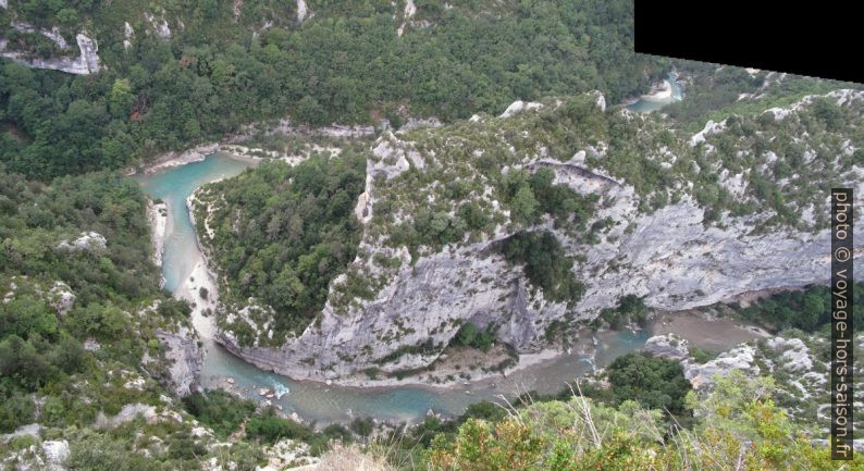 Méandre de la Brèche Imbert dans le Verdon. Photo © Veronika Schnablegger