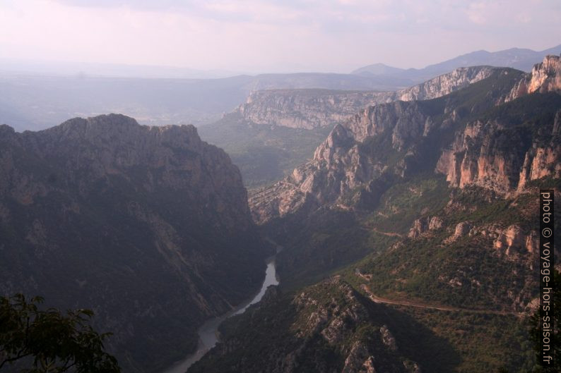 Sortie des Gorges du Verdon. Photo © André M. Winter