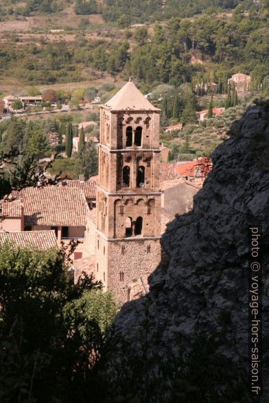 Clocher de Notre-Dame-de-l'Assomption à Moustiers. Photo © André M. Winter