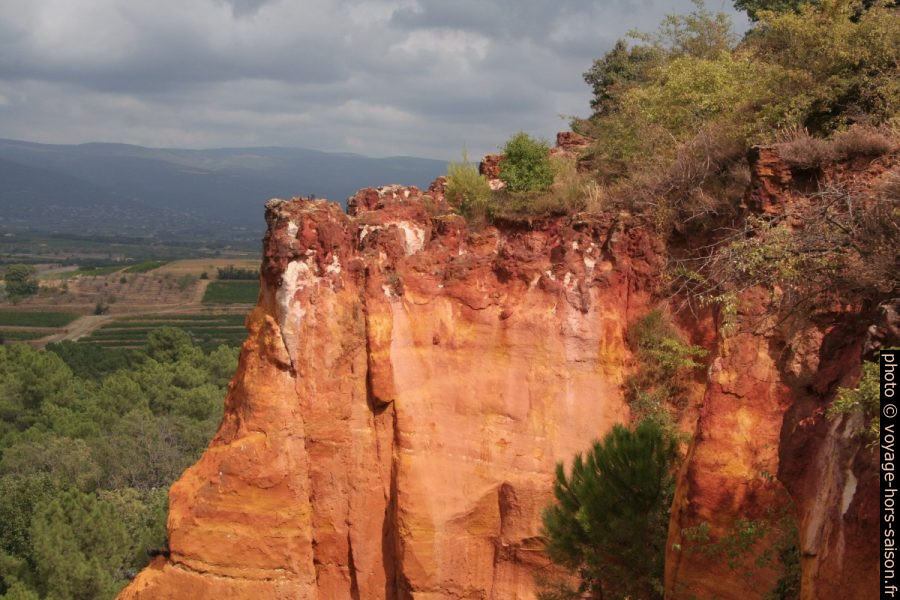 Carrières d'ocres de Roussillon. Photo © André M. Winter