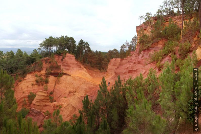 Carrières d'ocres de Roussillon. Photo © André M. Winter