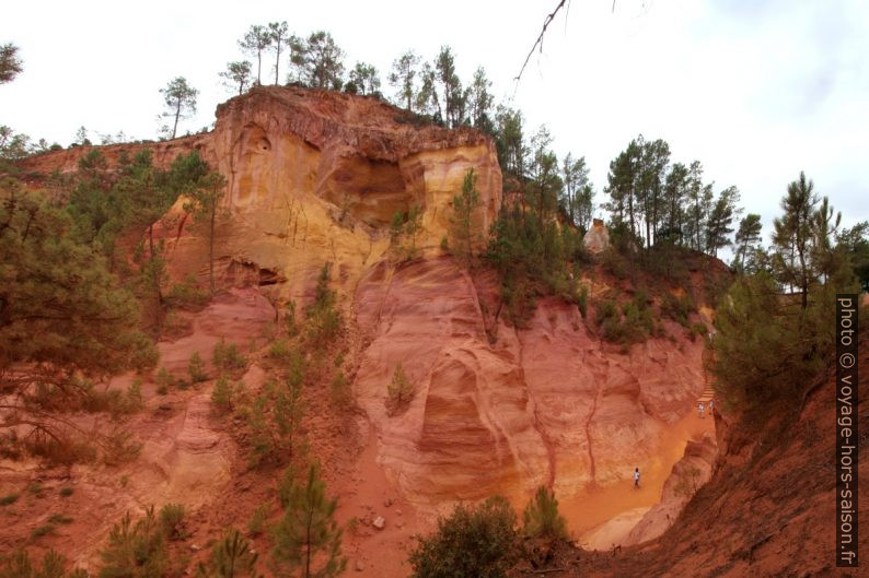 Carrières d'ocres de Roussillon. Photo © André M. Winter