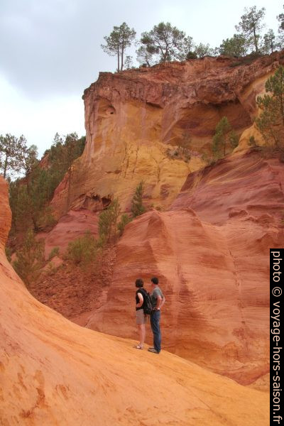 Visite des ocres de Roussillon. Photo © André M. Winter