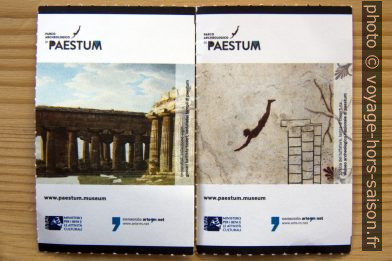 Tickets du musée de Paestum. Photo © André M. Winter