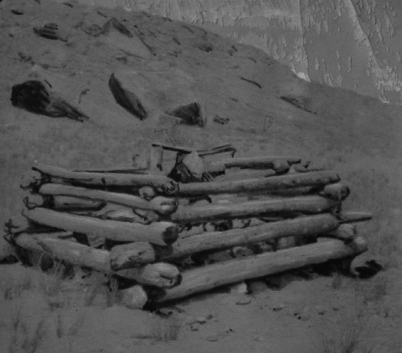 Tombe kirghize dans la vallée d'Inghiltchik. Photo CCNCSA Jules Brocherel, Società Geografica Italiana Onlus