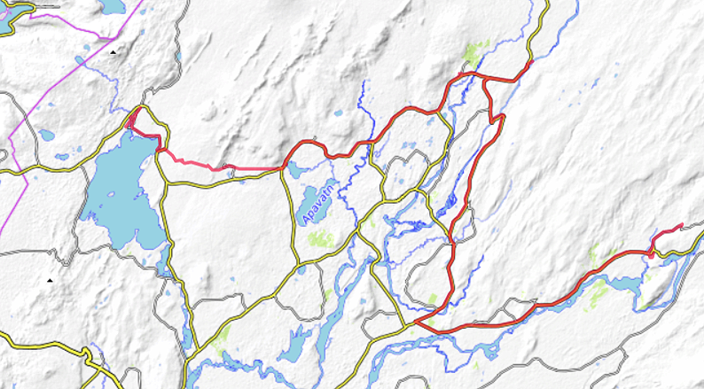 Carte OpenTopoMap Þingvellir - Stöng