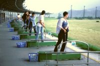 Practice de golf sur une décharge renaturée à Hong-Kong