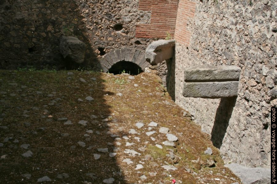 Chambre des thermes du forums. Photo © André M. Winter