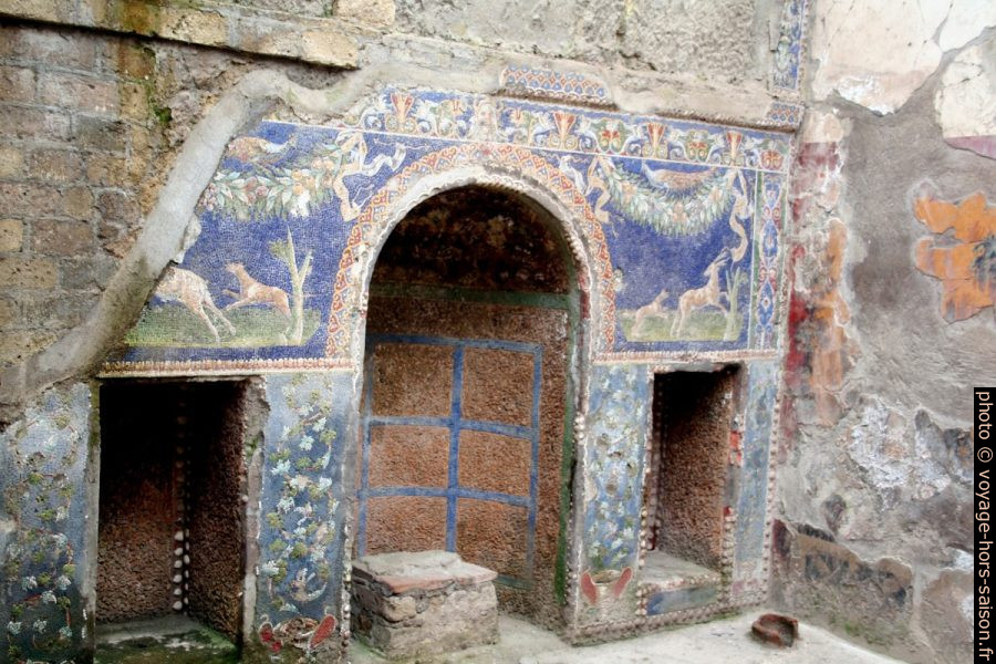 Un nymphée de la Casa di Nettuno e Anfitrite. Photo © André M. Winter