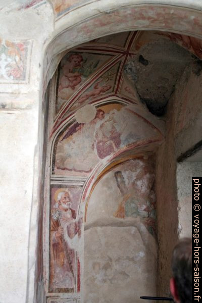 Fresques romanes de la cathédrale d'Amalfi. Photo © André M. Winter