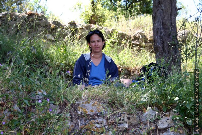 Alex sur une terrasse agricole. Photo © André M. Winter