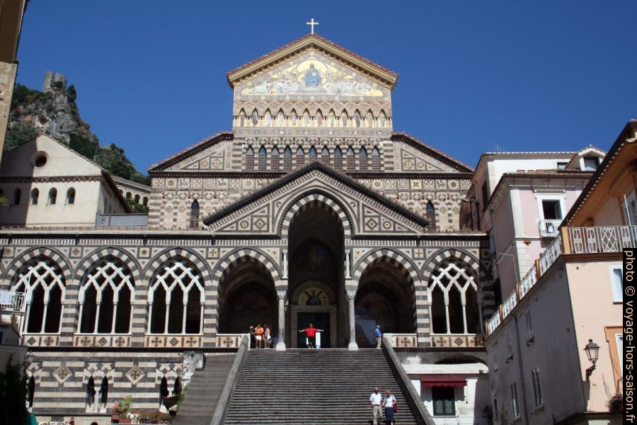 La façade principale de la cathédrale d'Amalfi. Photo © André M. Winter