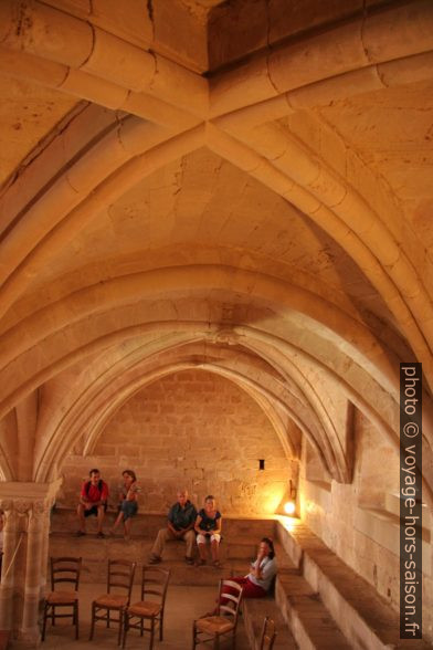 Salle capitulaire l'Abbaye de Sénanque. Photo © André M. Winter