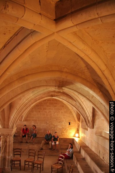 Salle capitulaire l'Abbaye de Sénanque. Photo © André M. Winter