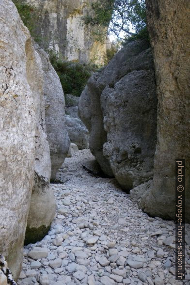 Canyon dans les Gorges d'Oppedette. Photo © André M. Winter