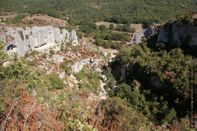 Entrée des Gorges d'Oppedette. Photo © André M. Winter