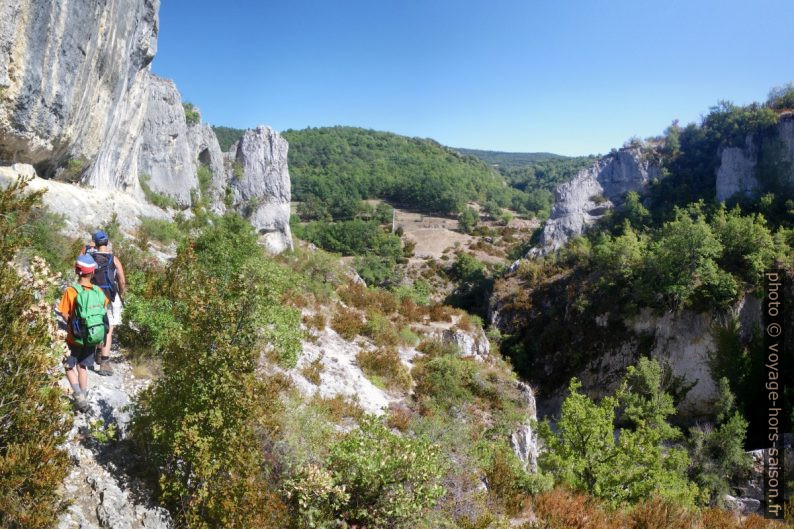 Entrée des Gorges d'Oppedette. Photo © André M. Winter