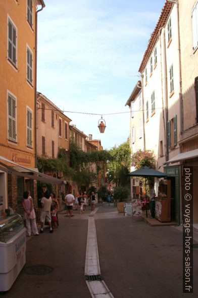 Rue Carnot à Bormes-les-Mimosas. Photo © Alex Medwedeff