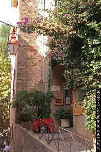 Rue des Sarrazins à Bormes-les-Mimosas. Photo © Alex Medwedeff