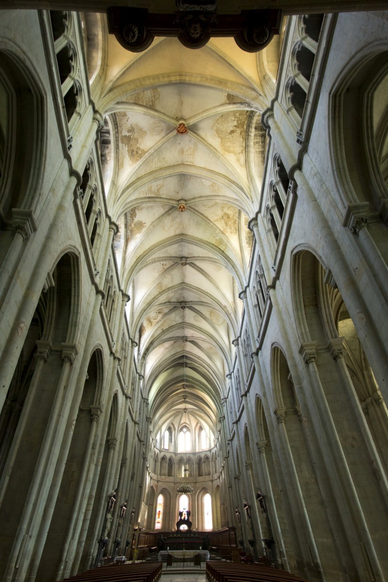Voûte de l'église abbatiale de St. Antoine. Photo © Alex Medwedeff
