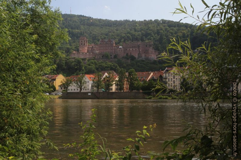 La château vu de la rive nord du Neckar. Photo © André M. Winter