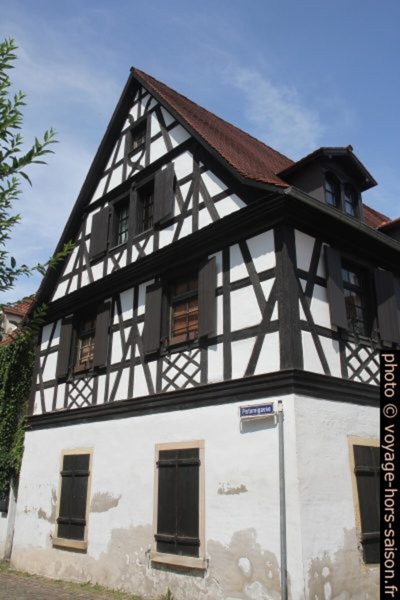 Maison à colombages à Speyer. Photo © Alex Medwedeff