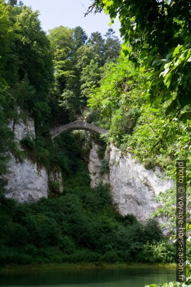 Le pont du Diable sur un canyon latéral du Danube. Photo © Alex Medwedeff