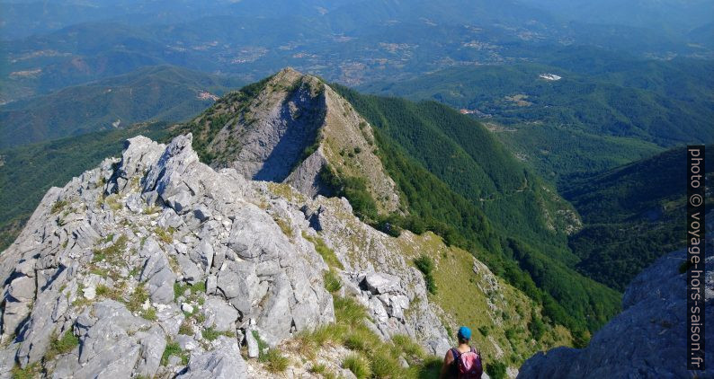 Sous le Pico di Capradossa et la partie nord de la Cresta du Carpadossa. Photo © André M. Winter