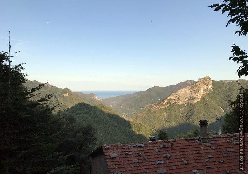 Vue sur la mer de la Casa Giorgini. Photo © Alex Medwedeff