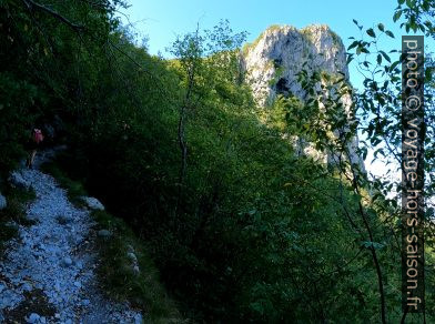 Montée vers la Foce delle Porchette sous la crête du Monte Nona. Photo © André M. Winter