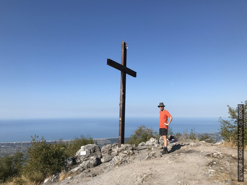 André sur le Monte Gabberi. Photo © Alex Medwedeff