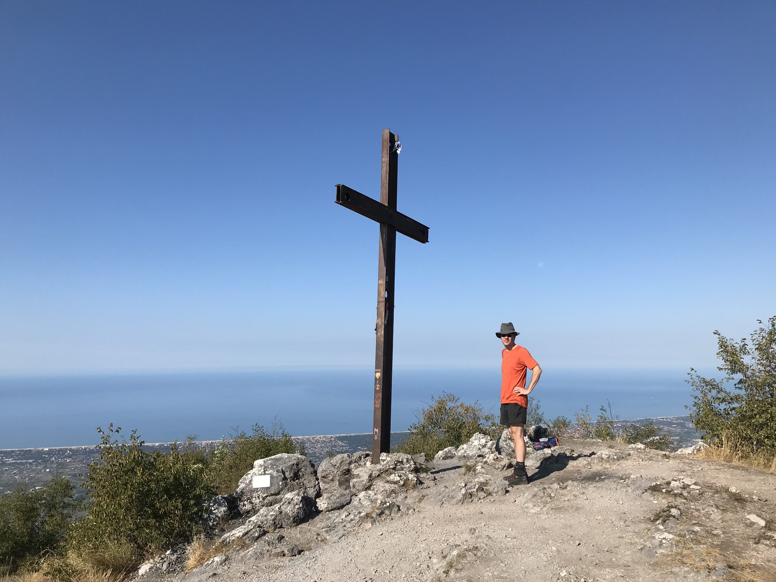 André sur le Monte Gabberi. Photo © Alex Medwedeff
