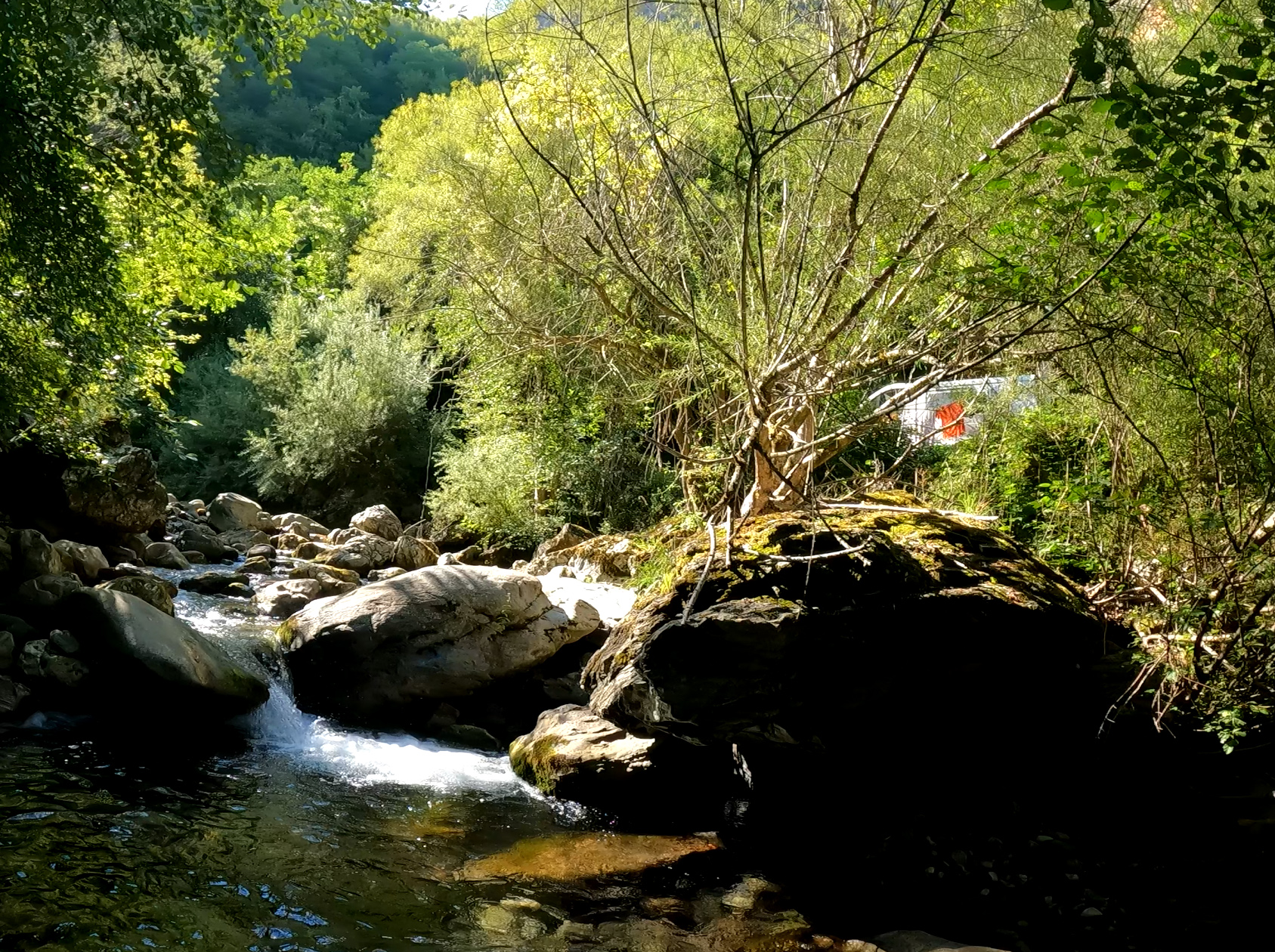 Le torrent Turrite Secca. Photo © André M. Winter
