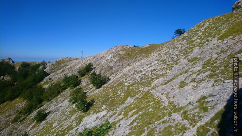 Vue retour sous le Monte Macina. Photo © André M. Winter