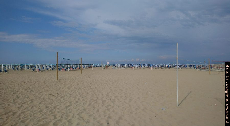 Bagno Elena sur la Plage de Viareggio. Photo © André M. Winter